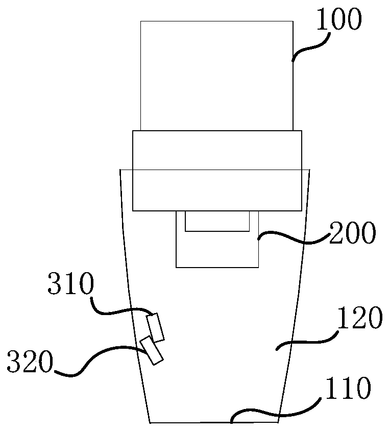 Handheld reader and reading control method and device thereof