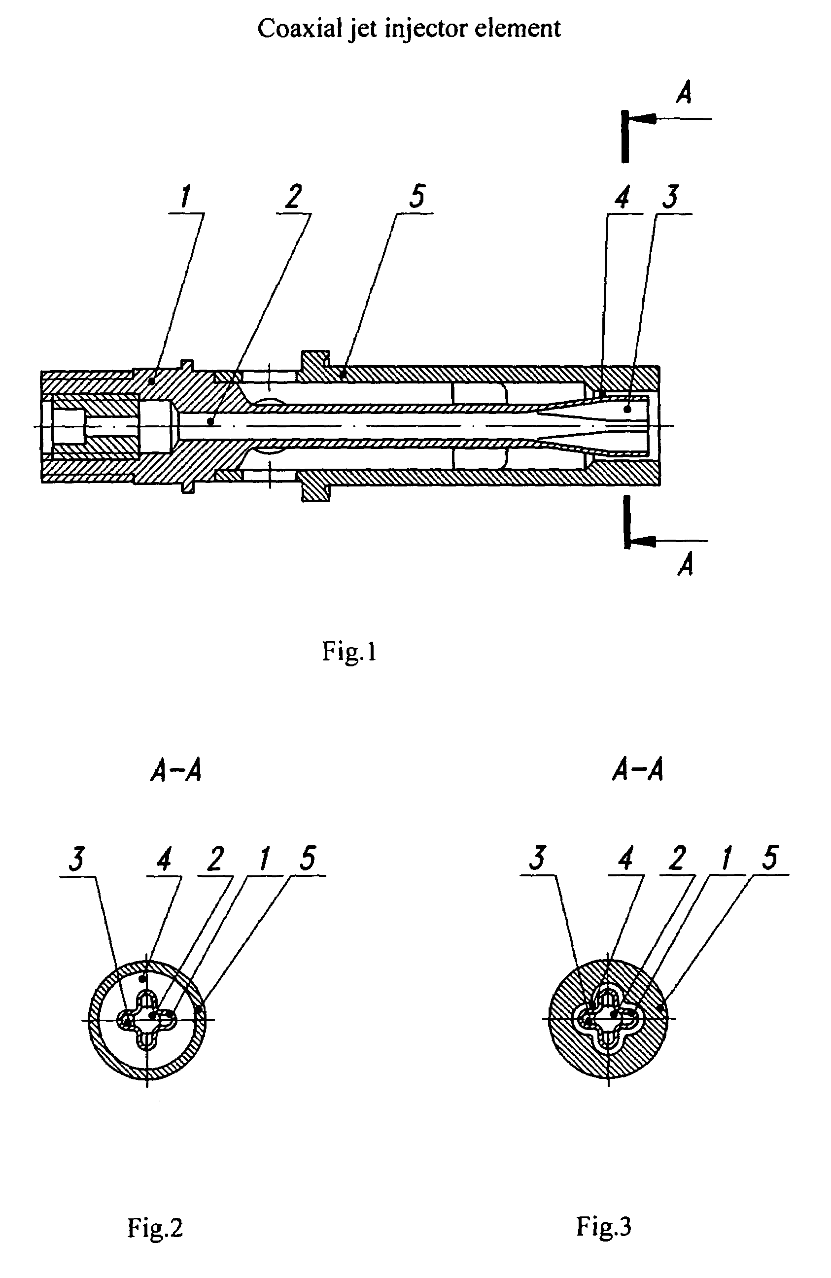 Coaxial spray nozzle injector