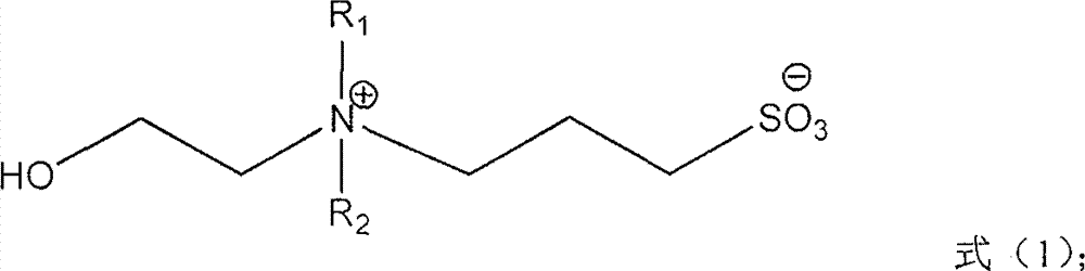 A deep eutectic substance based on hydroxyethyl inner salt