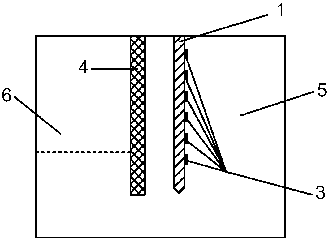 Device and method for controlling influence of foundation pit excavation through active type isolation piles