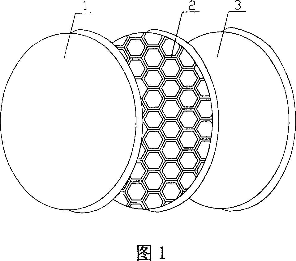 Reflection mirror with honeycomb sandwiched structure silicon carbide base composite material and its preparation method
