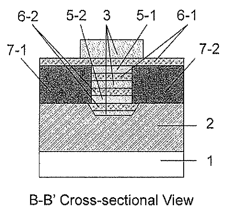 Nano-wire field effect transistor, method for manufacturing the transistor, and integrated circuit including the transistor