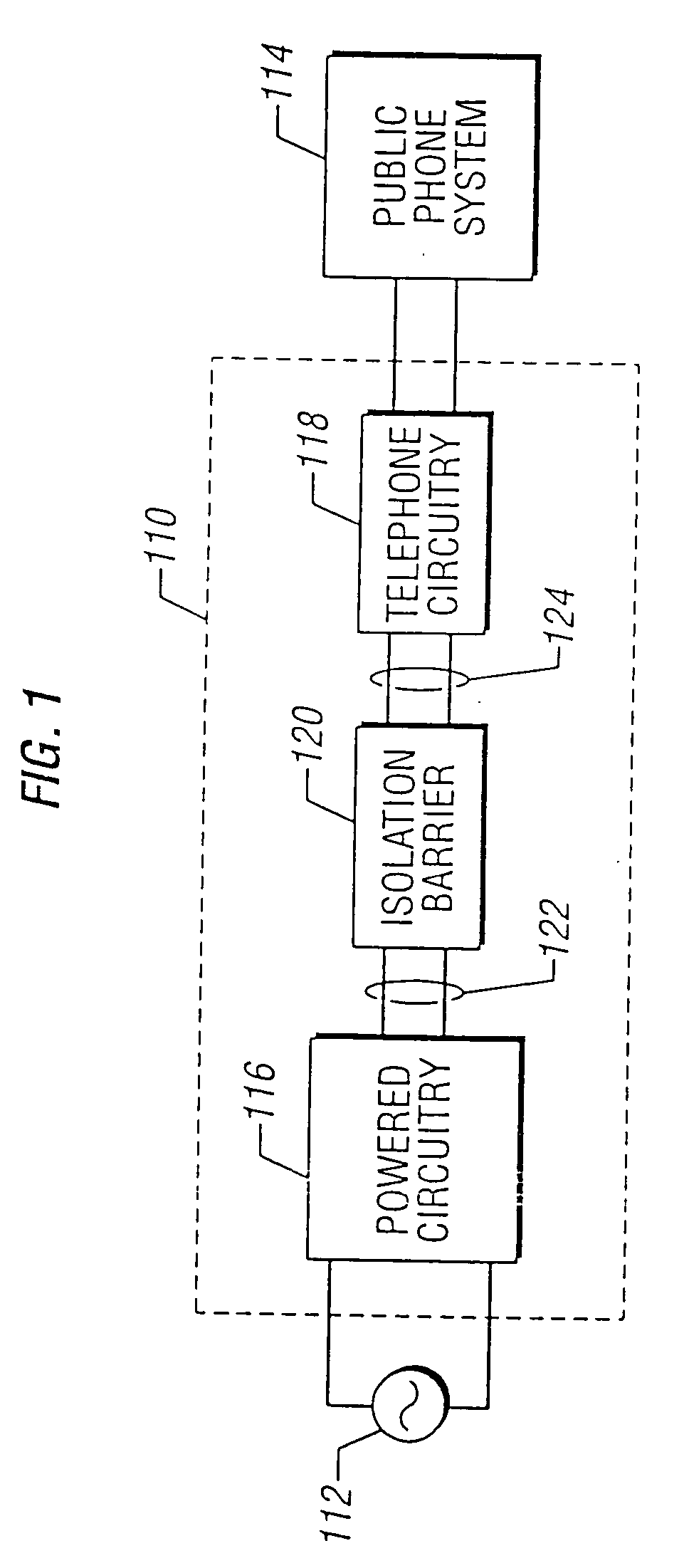 Direct digital access arrangement circuitry and method for connecting to phone lines