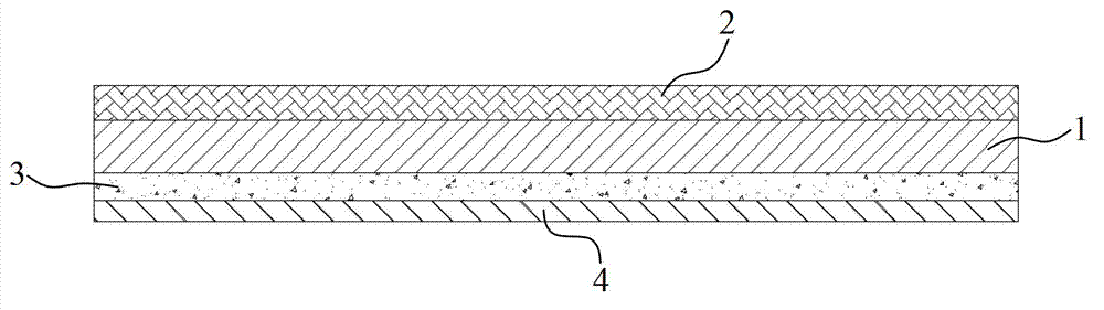 Heat dissipation adhesive tape applied to electronic device and preparation process of same