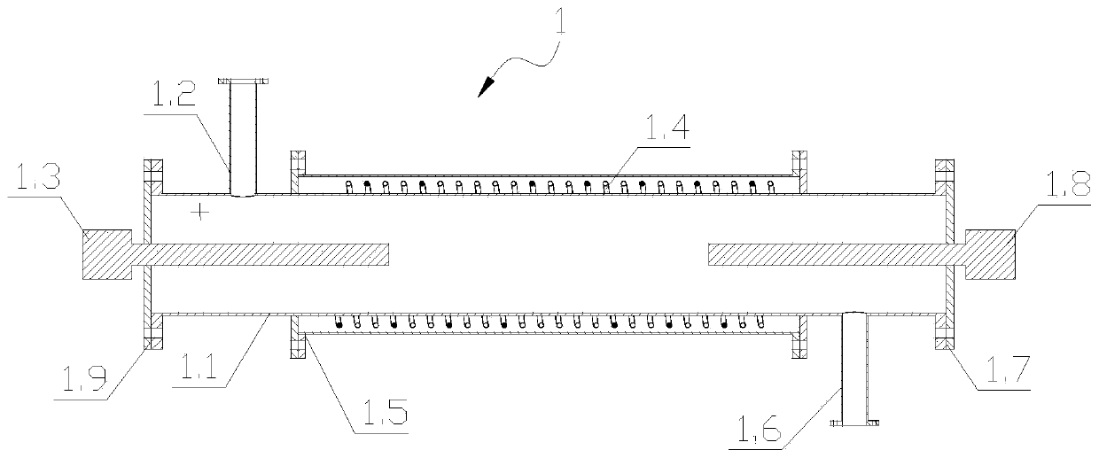 Sludge heating device