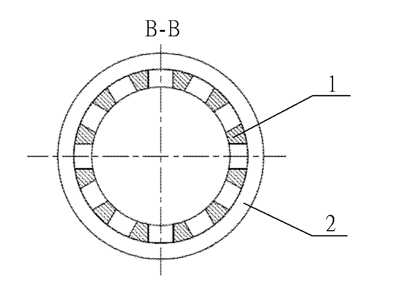 Porous cylindrical energy absorbing devices and anti-whipping limiting part adopting same