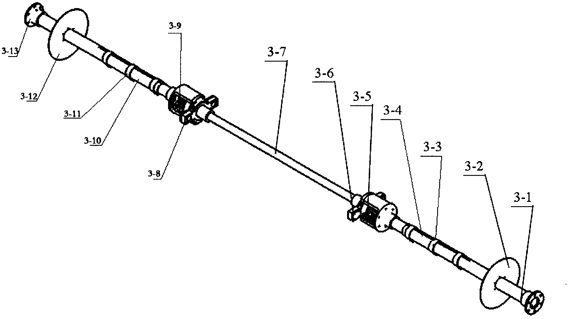 Decoupled three-degree-of-freedom forced vibration system for bridge section model