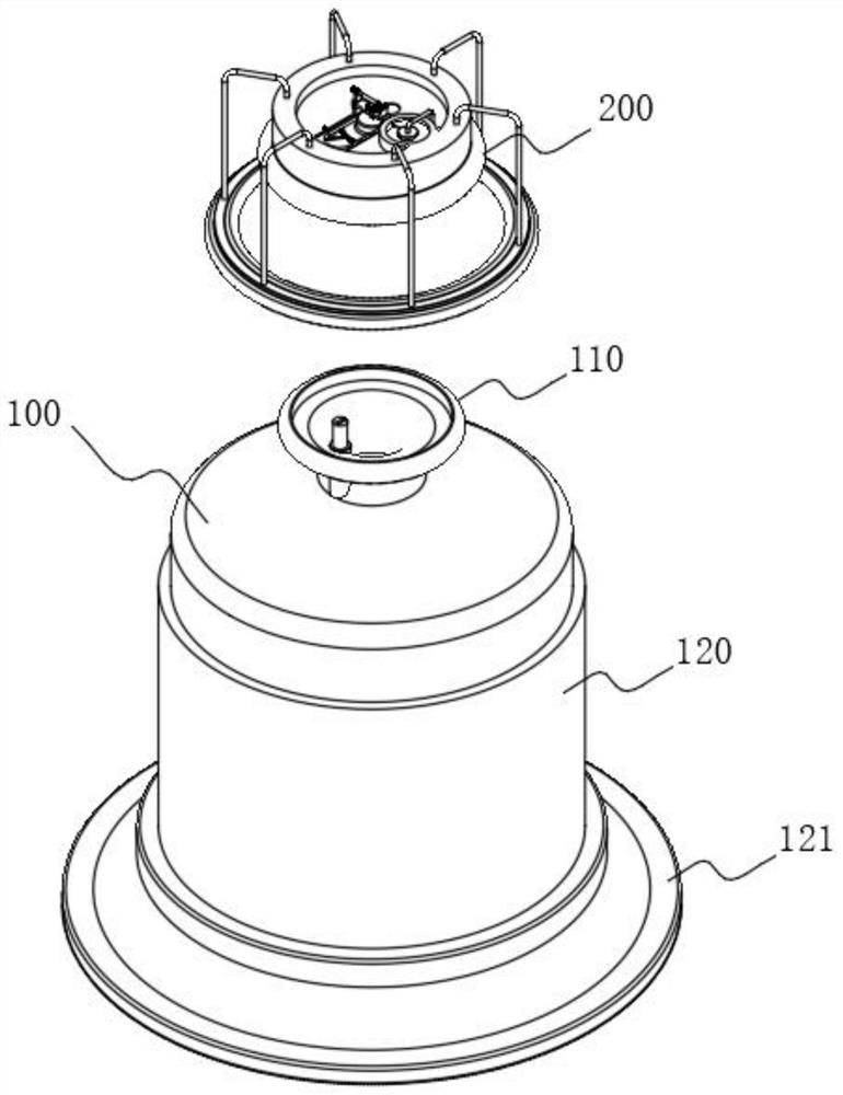 Medical integrated reagent bottle with crushing and remixing mechanism