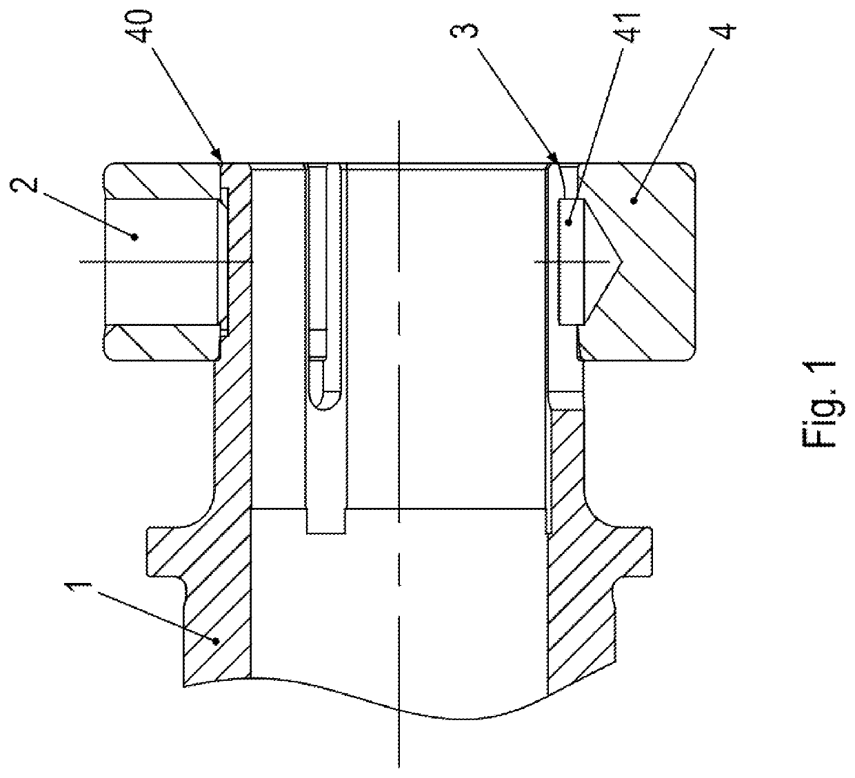 Assembly for connecting an adapter shaft to a shaft in a force-fitting manner using a clamping ring