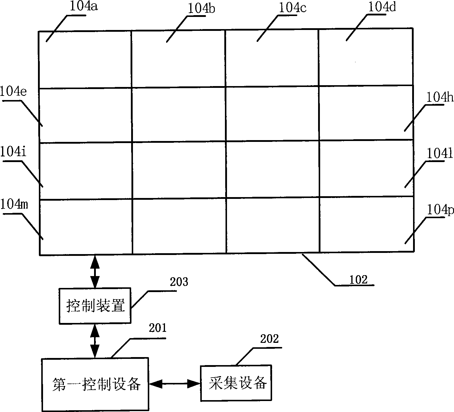 Apparatus, system and method for on-site adjustment of LED display screen