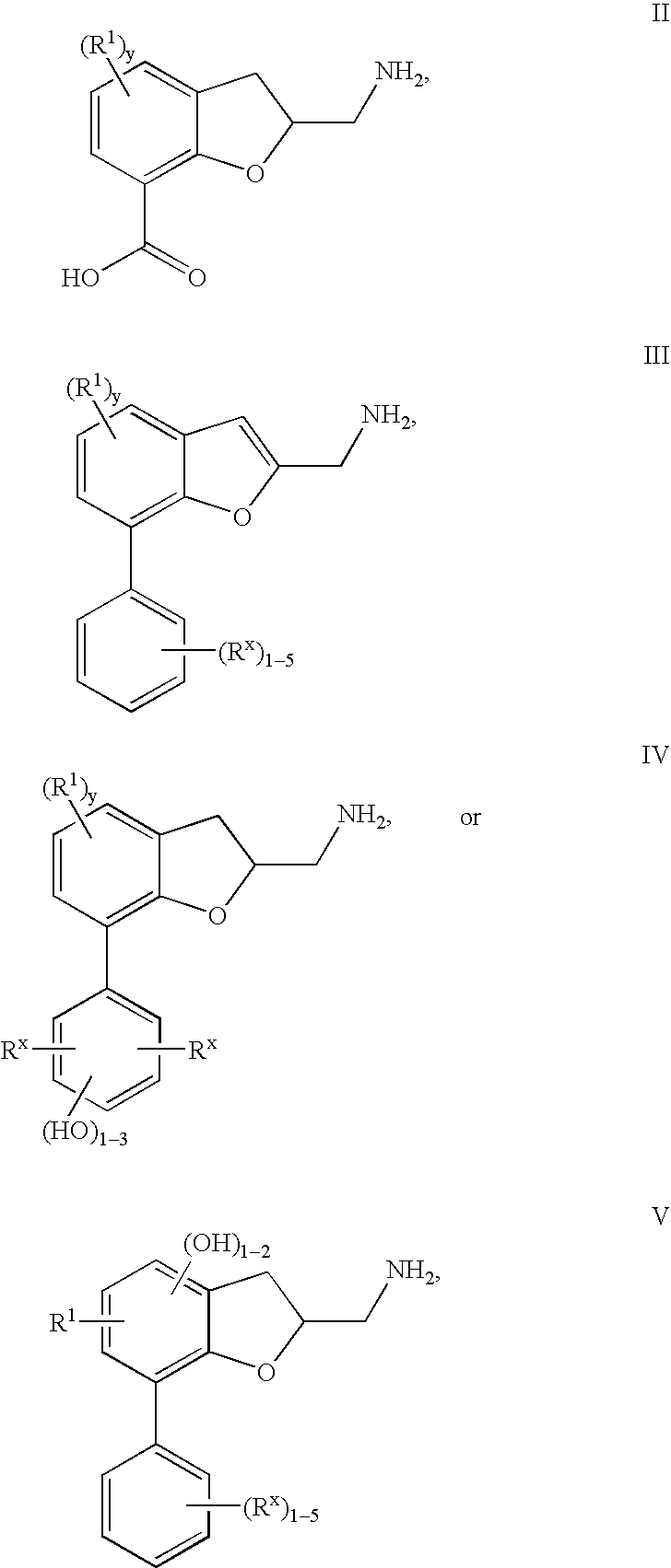Dihydrobenzofuran derivatives and uses therof