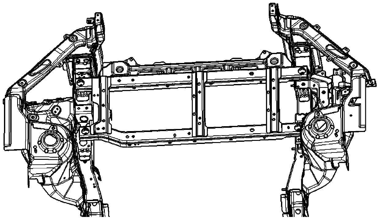 Engine compartment bracket assembly mounting structure and vehicle