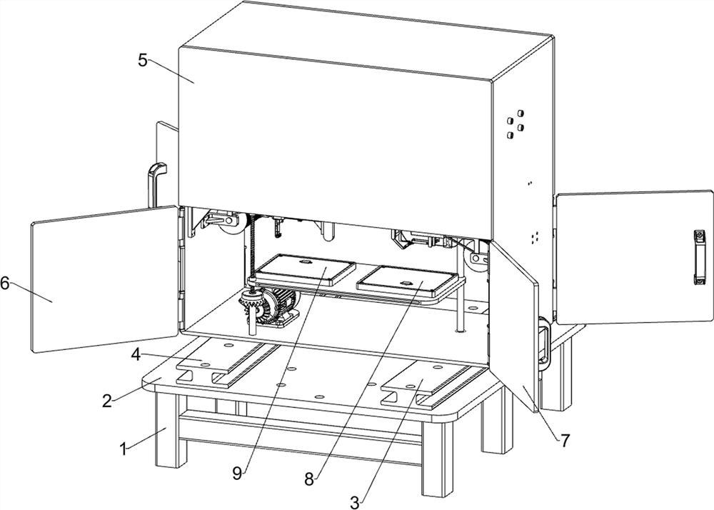 Automatic antenna chip welding device for RFID (Radio Frequency Identification Device) production