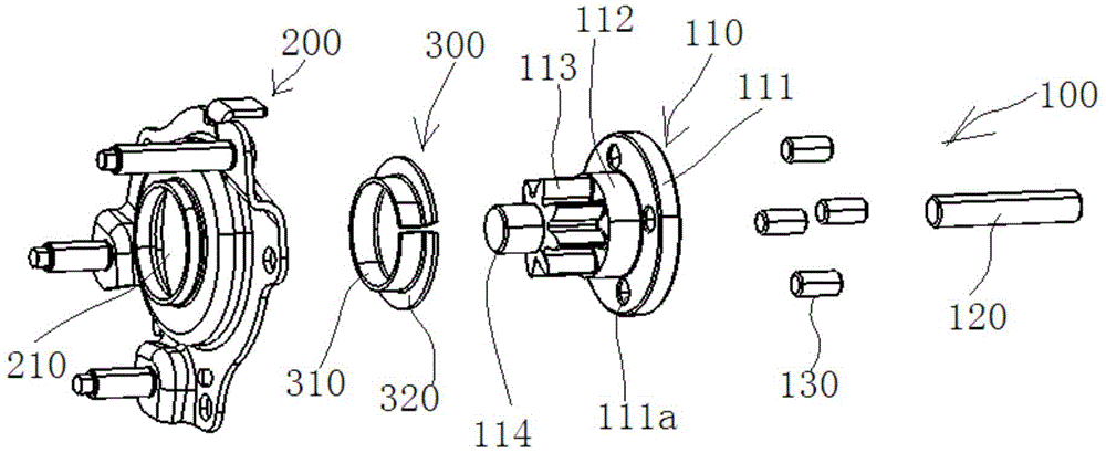 A planetary transmission assembly with clearance and damping adjustment functions
