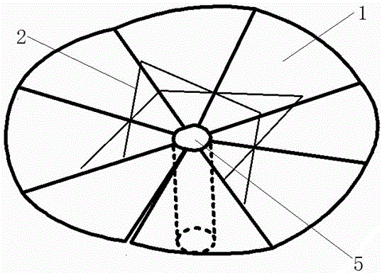 A ring-shaped roof structure