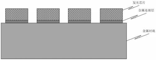 Separation method of metal substrate light-emitting device wafer