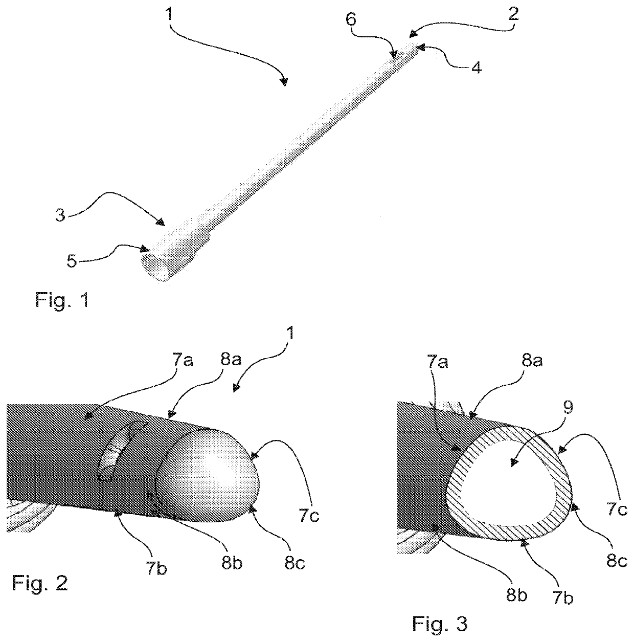 Intermittent urinary catheter with conical lumen