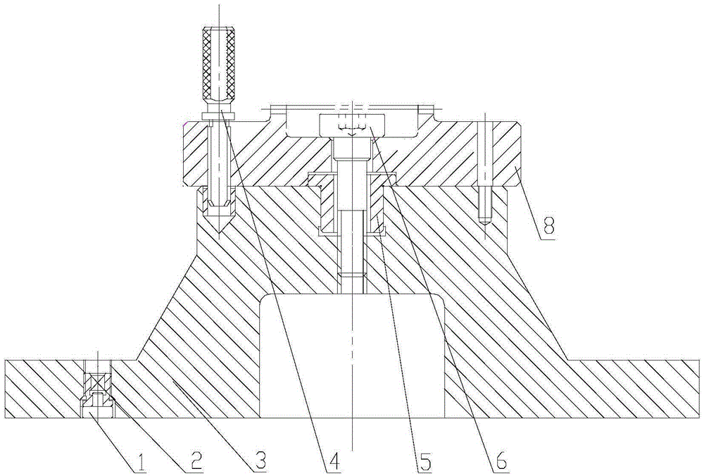 Arc end tooth grinding clamp