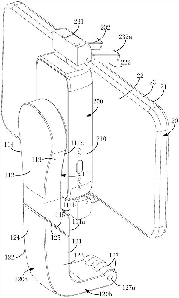 Clamping mechanism and selfie holder