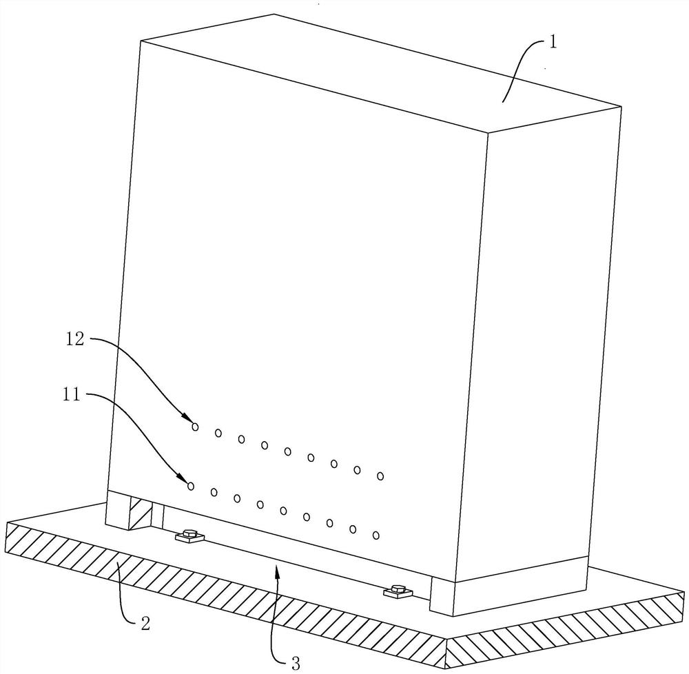 Fabricated building wall connecting device