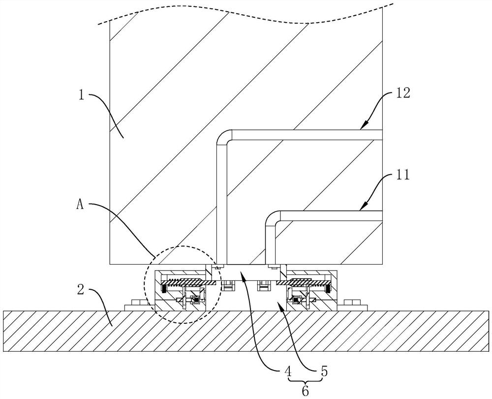 Fabricated building wall connecting device