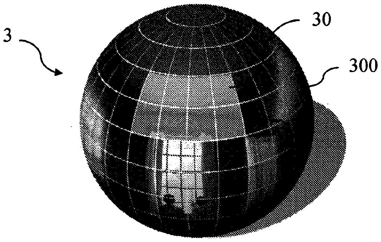 Device and method for dynamic range expansion in a virtual reality scene