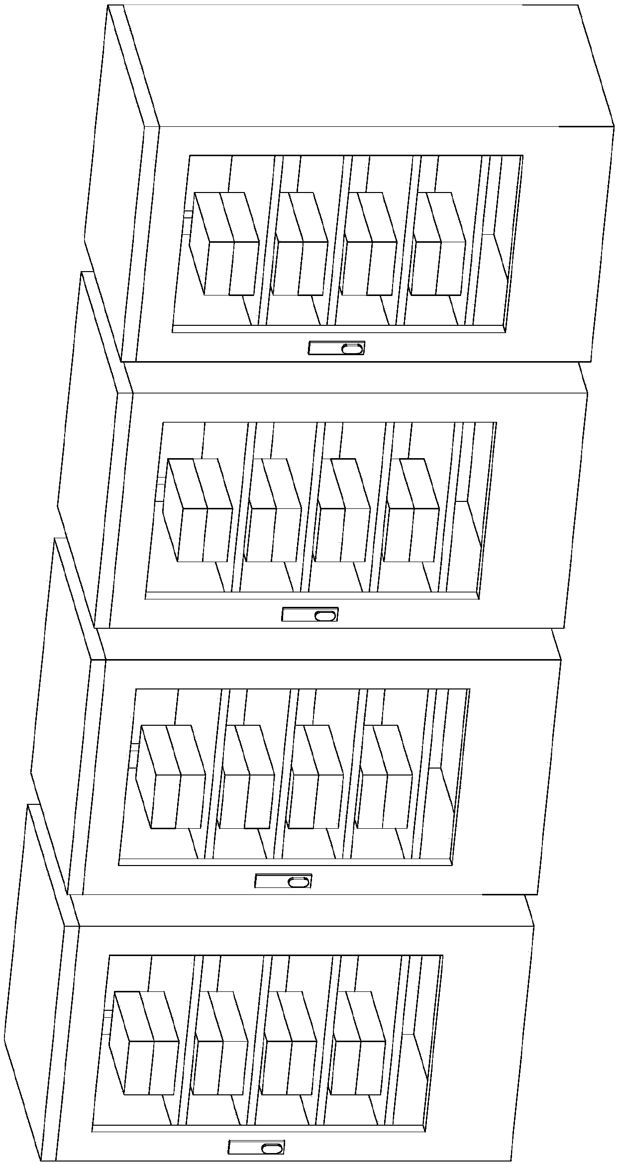 Self-lifting cabinet and moving system thereof