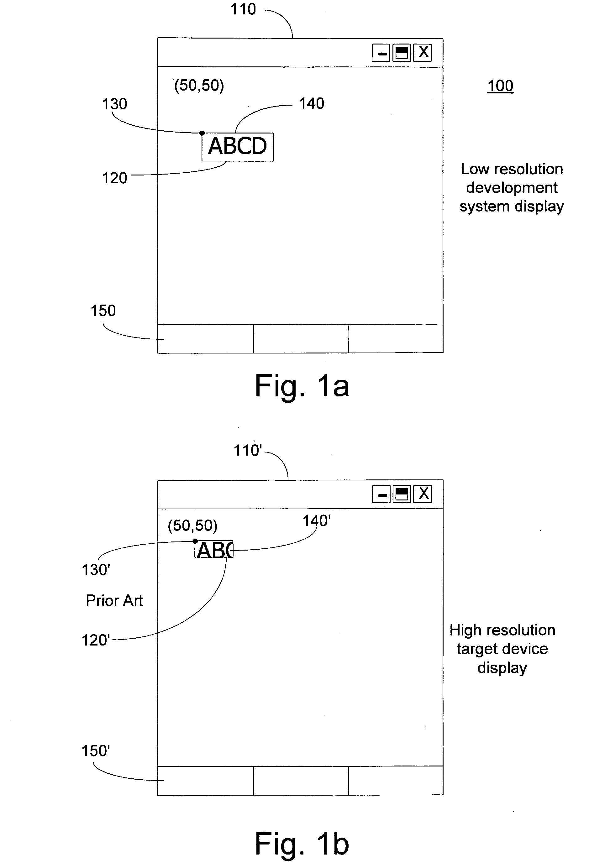 Method and system for a target device display simulation
