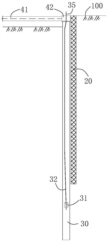 Construction method of an underground prestressed support structure