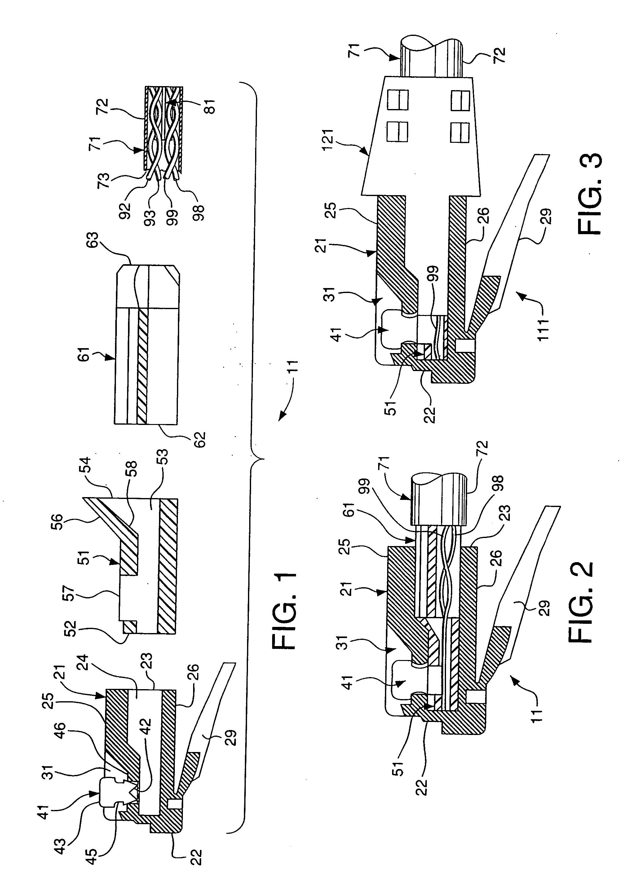 Dielectric insert assembly for a communication connector to optimize crosstalk