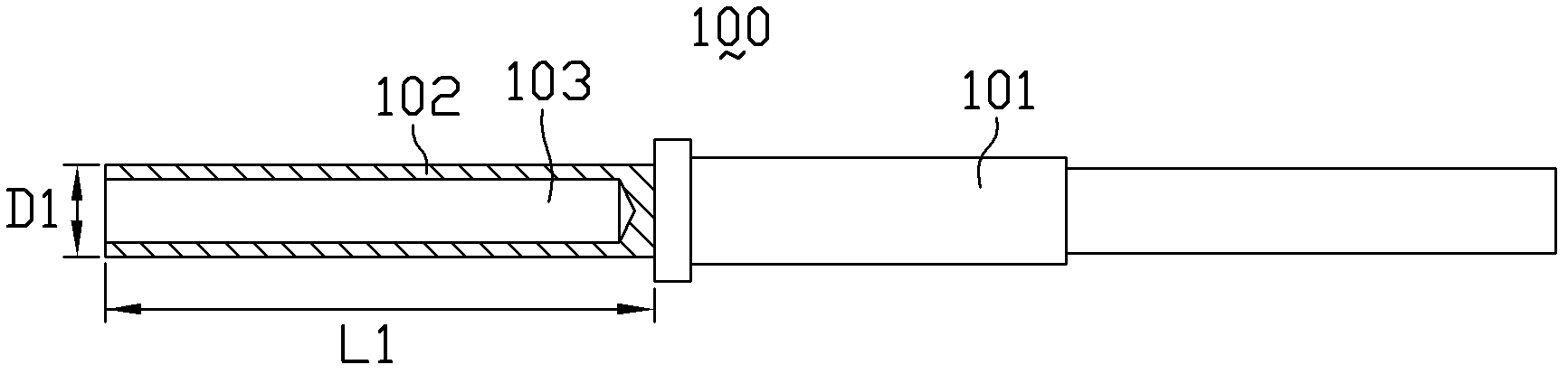 Heat treatment method for compression joint type workpiece
