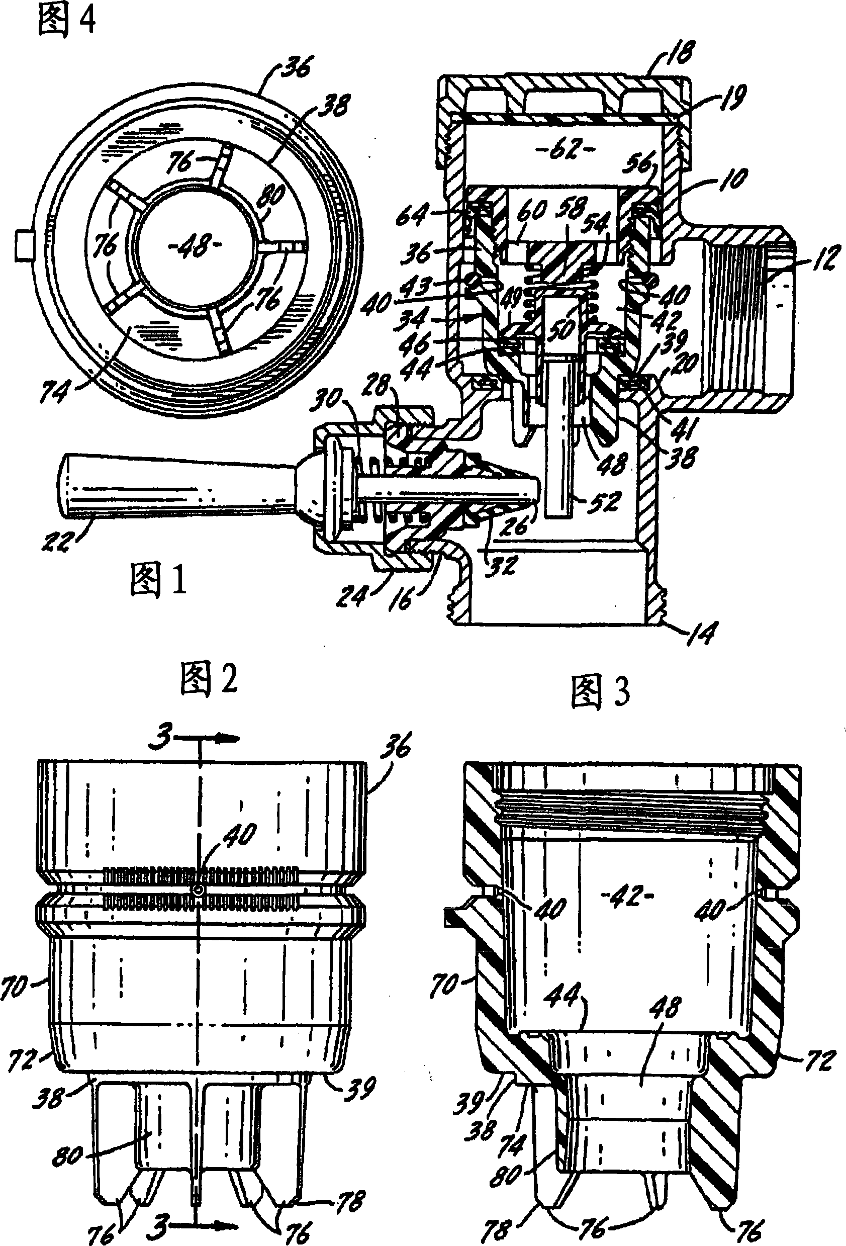 Dual bypass for piston-type flushometer