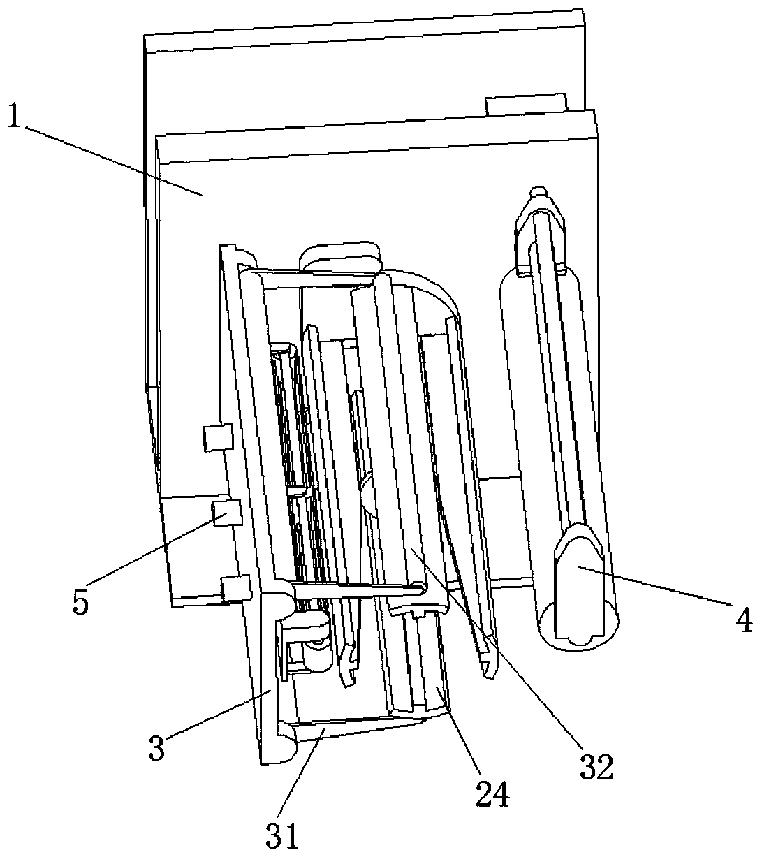 Automatic machining device for vehicle-mounted air conditioner accessories