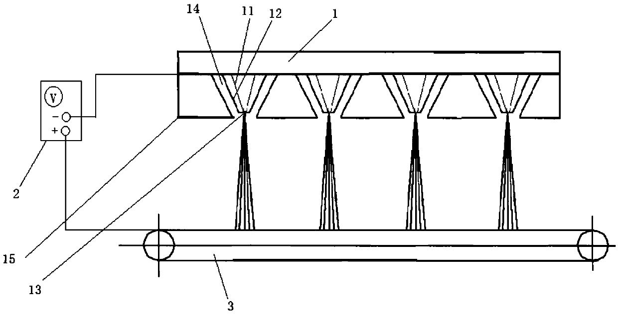 Method for preparing medical radiation-resistant non-woven fabric by electrostatic spraying