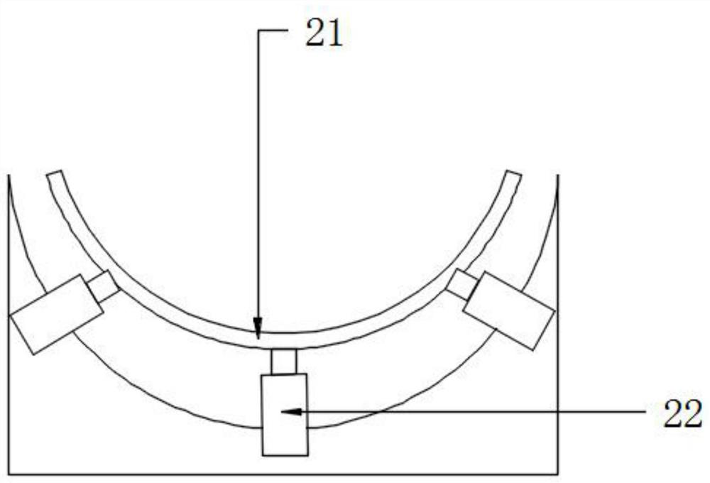 Auxiliary supporting device based on throat head and neck surgery