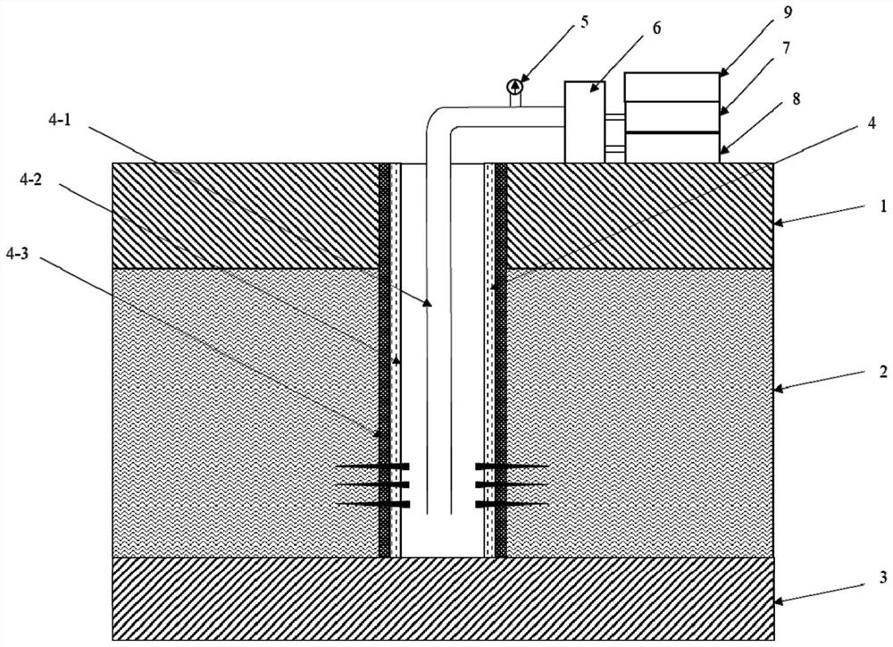 Method for liquid carbon dioxide fracturing stimulation of natural gas hydrate reservoir