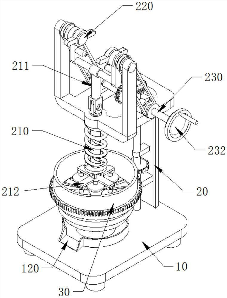 Medicine grinding device for pediatric department