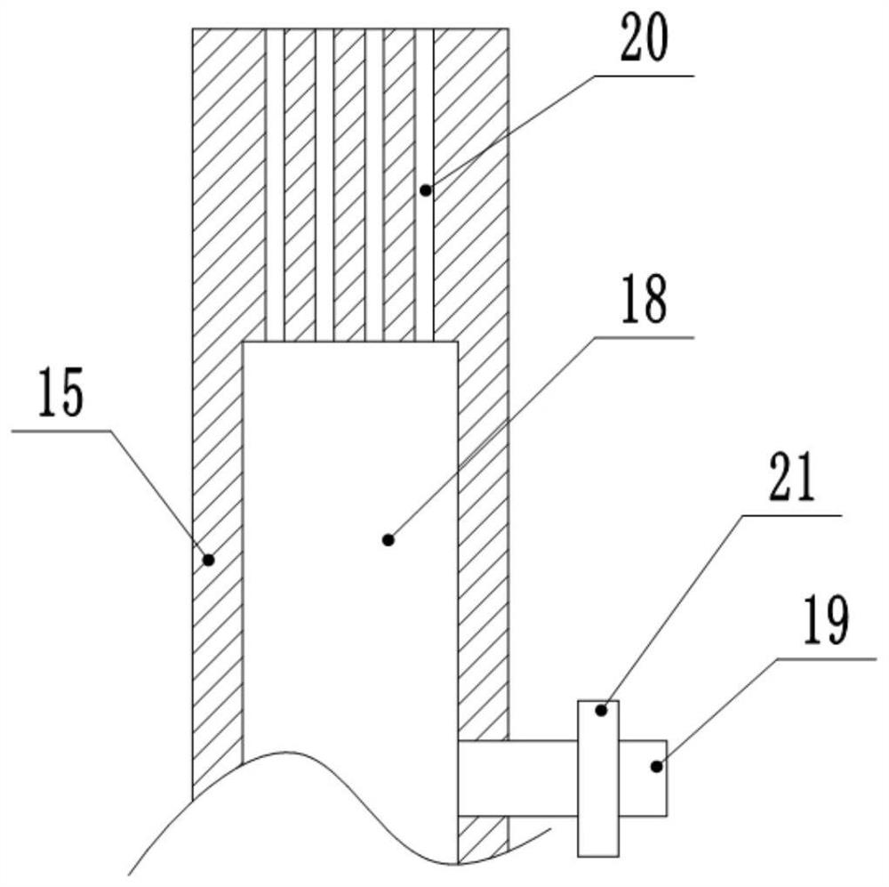 Feed distribution device for breeding fragrant pigs