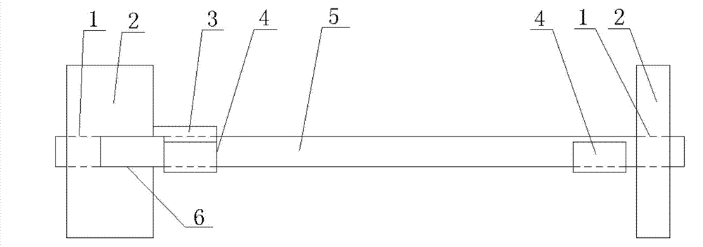 Hole shaft assembling structure