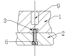 Iron core fixing structure of disc type motor