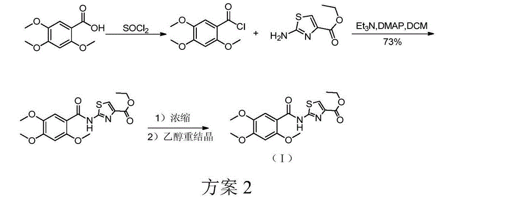 Preparation method of acotiamide hydrochloride intermediate