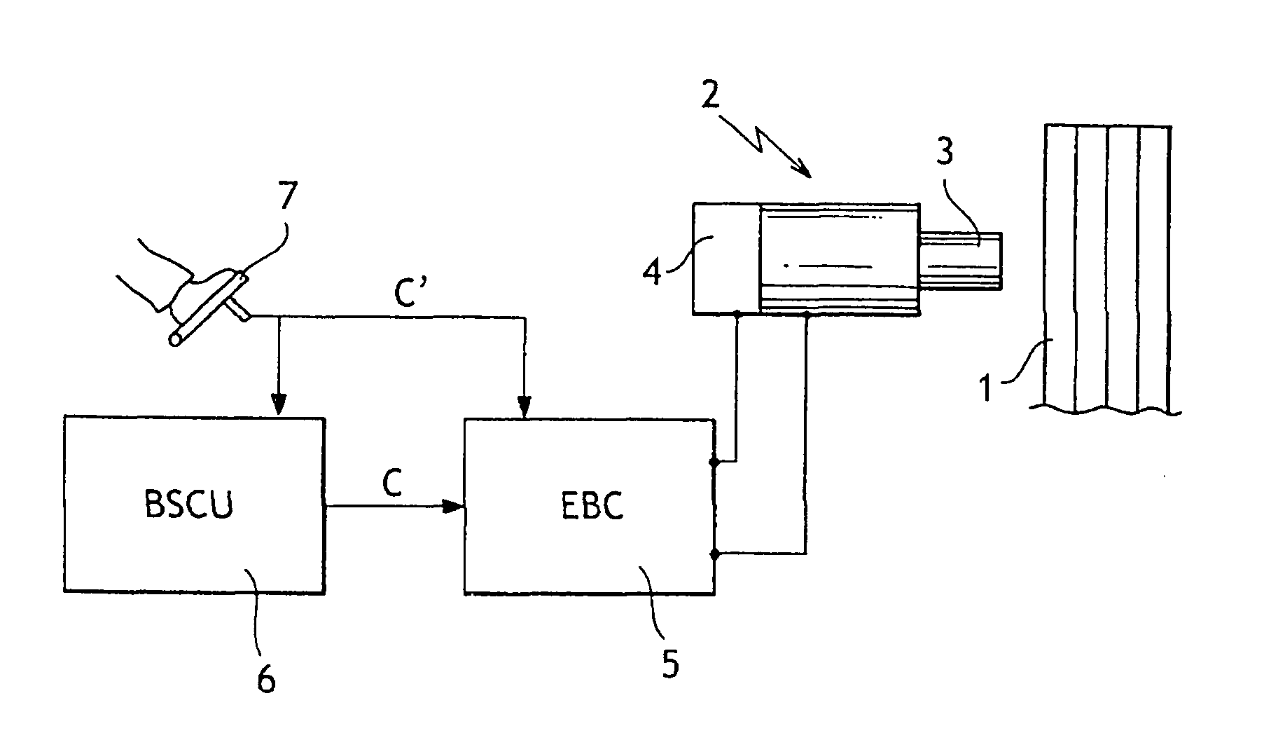 Method of actuating an airplane brake fitted with at least one electromechanical actuator