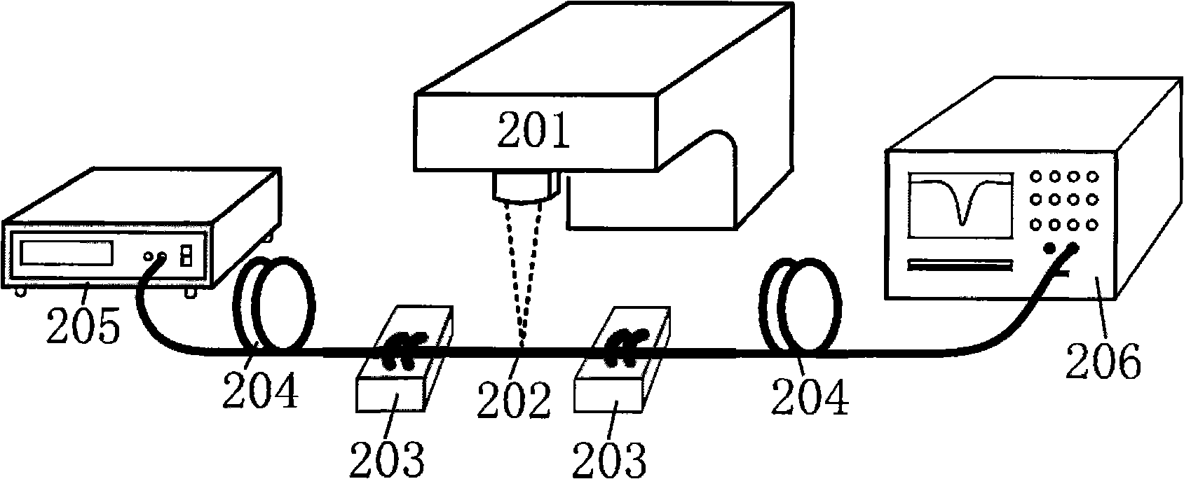 Method for manufacturing fiber grating and sensor using same