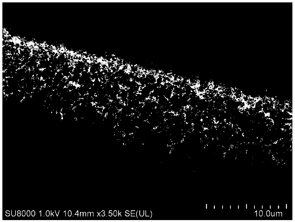 A surface modification method for carbon fiber to quickly attach double-phase layer carbon nanotubes