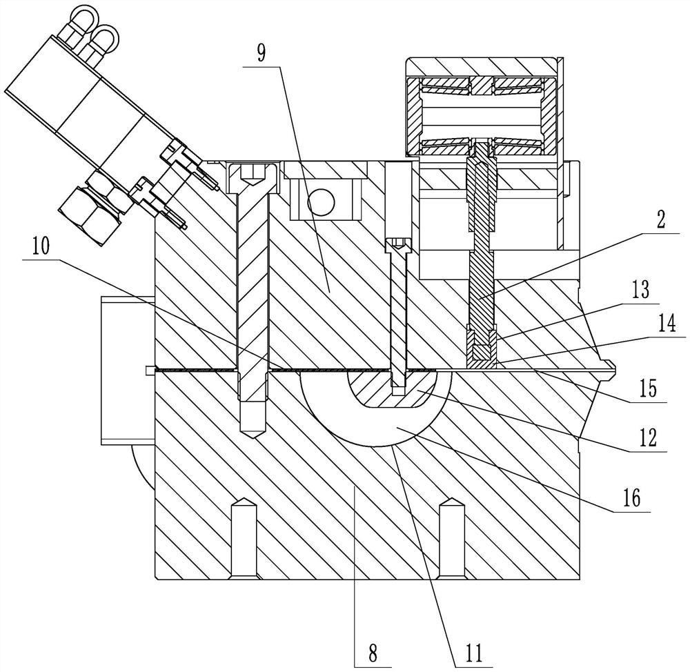 An integral adjustment bar coating die head