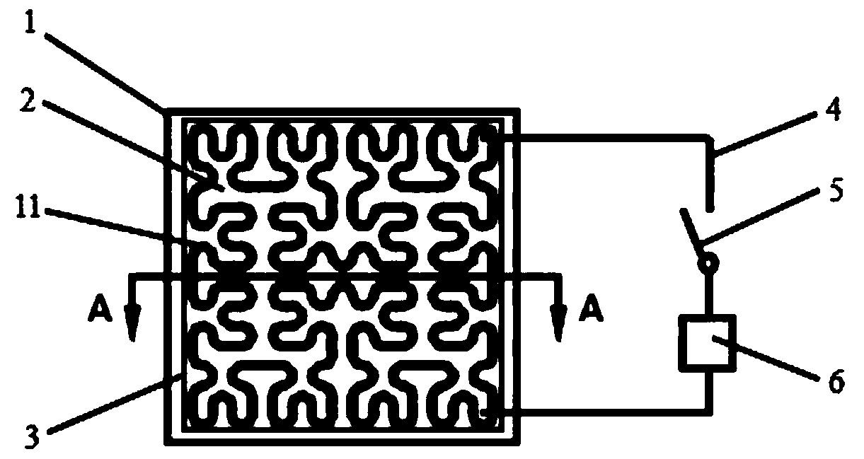 Flexible electric heat therapy patch based on liquid metal