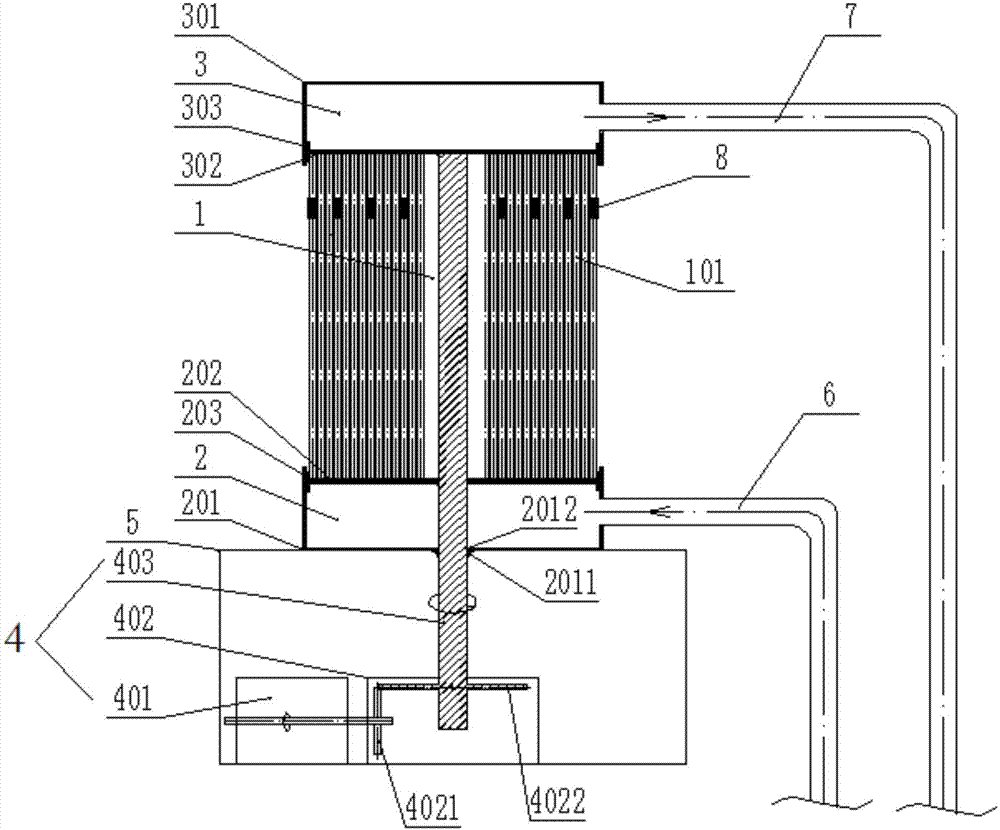 Rotary type photo-thermal power station heat absorber and uniform heat absorption control method