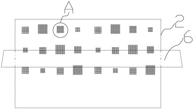 Gravure gluing apparatus and gluing method of large pattern of fancy light reflection fabric