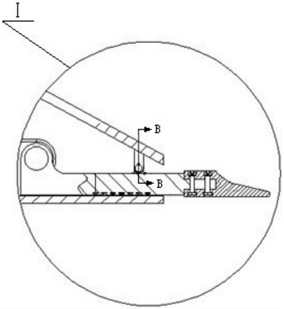 Tunneling machine shovel plate with impact function and application thereof