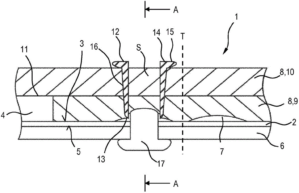 Lighting device and method for contacting a lighting device